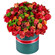 композиция из роз и хризантем в шляпной коробке. Азербайджан